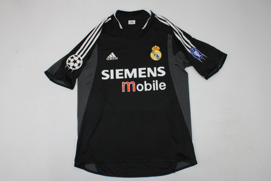 AAA Quality Real Madrid 04/05 Away Black Soccer Jersey
